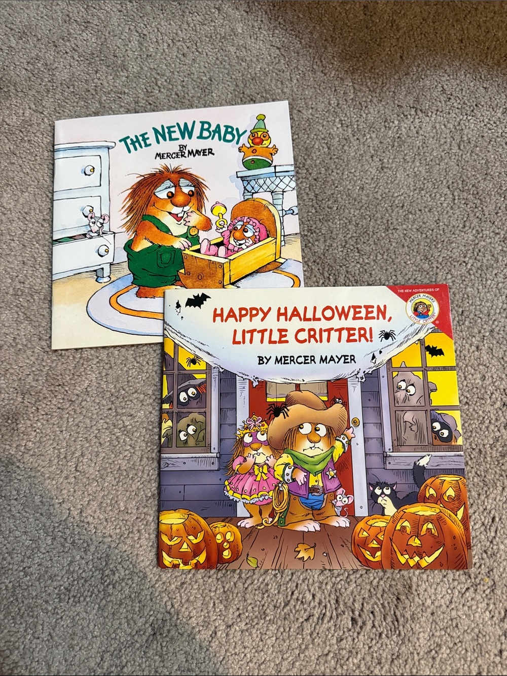 Little Critter Kids Book Bundle - Halloween and New Baby